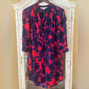 DVF silk dress